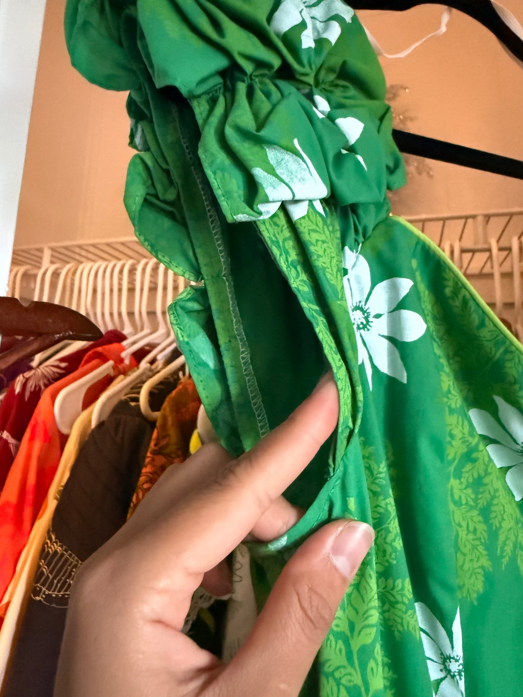 XL Hoku Green Fern Tiare Mu'u