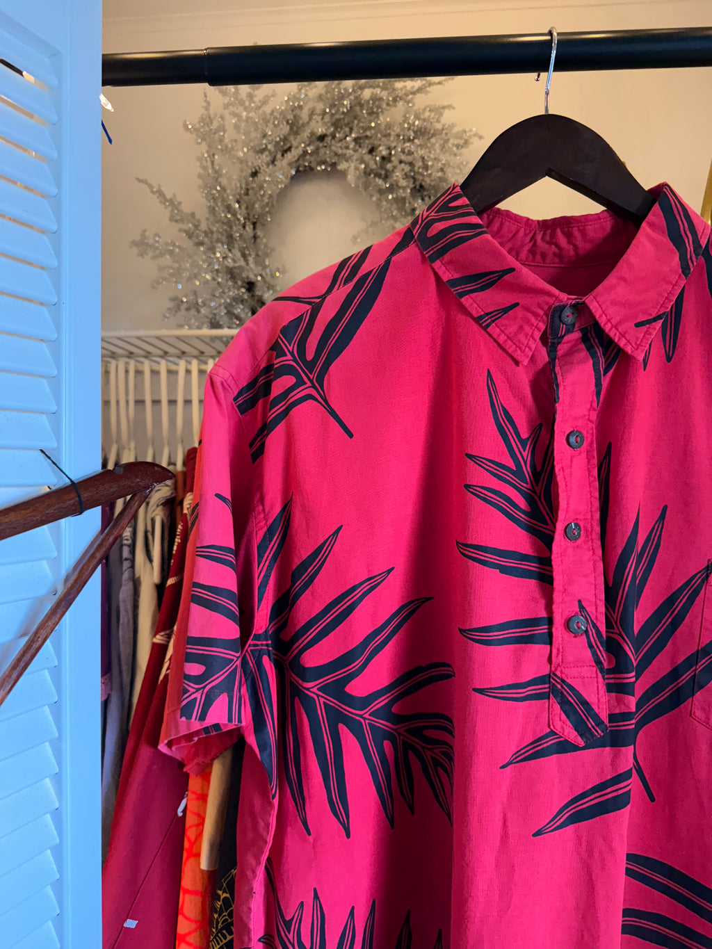 2XL Sig Zane 80's Red Lauae Mens Polo