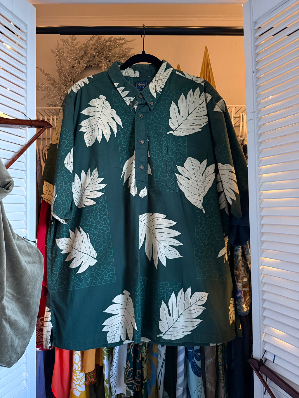 2XL Vintage Sig Zane Green Ulu Mens Pullover