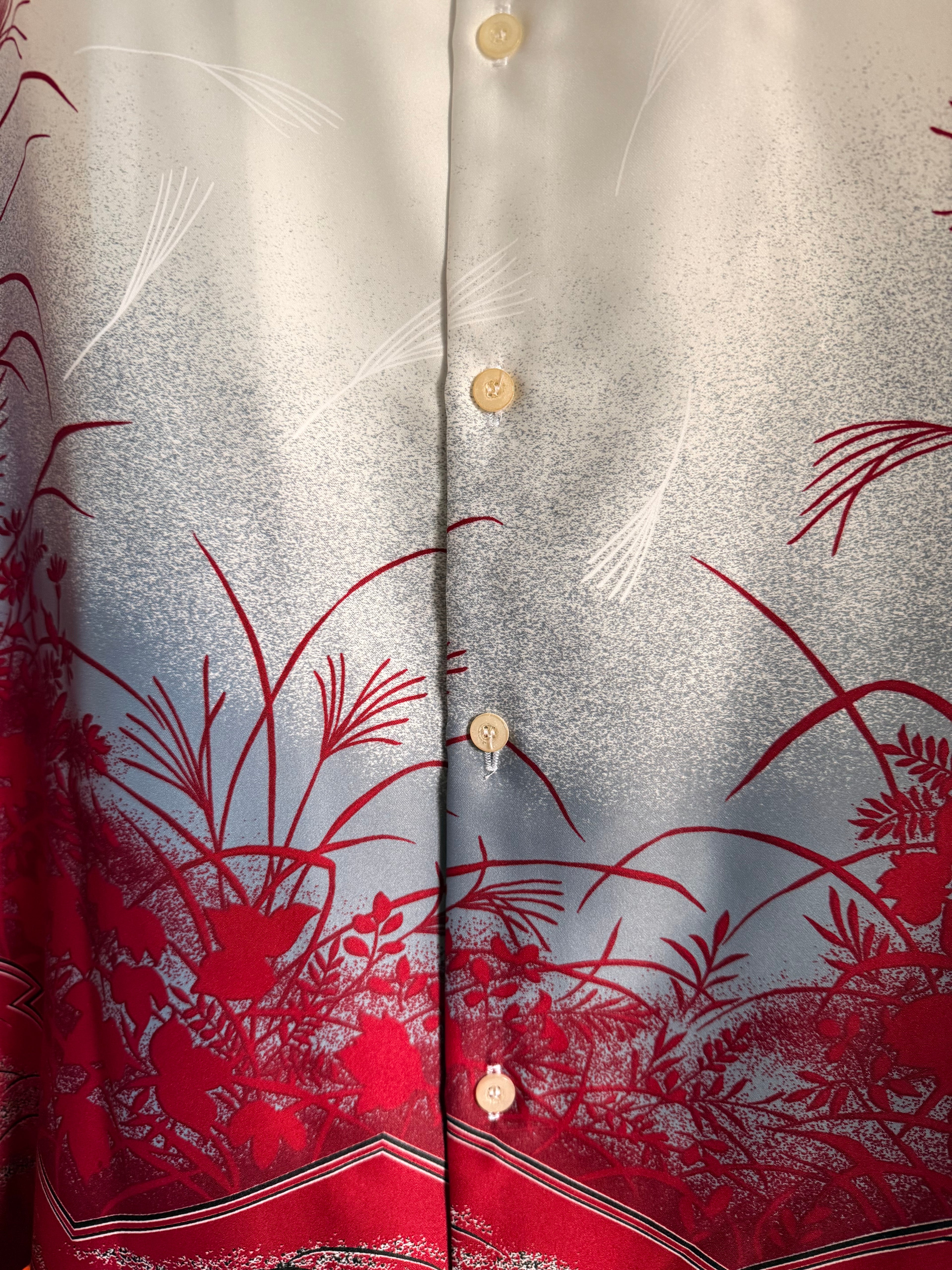 NWT Medium Tori Richard 70's White Red Mens Polo