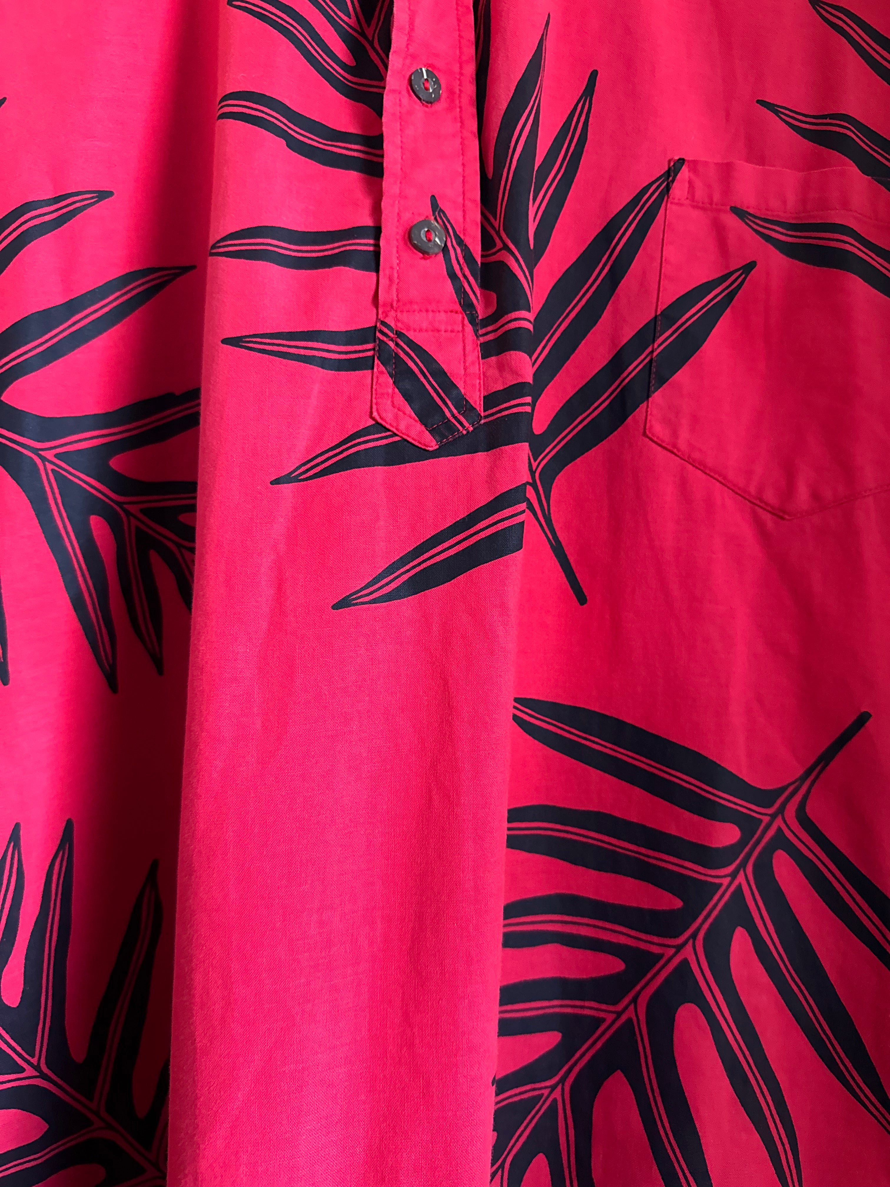 2XL Sig Zane 80's Red Lauae Mens Polo